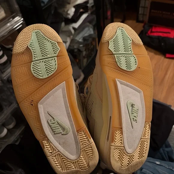 Jordan Cream and Tan Sneakers